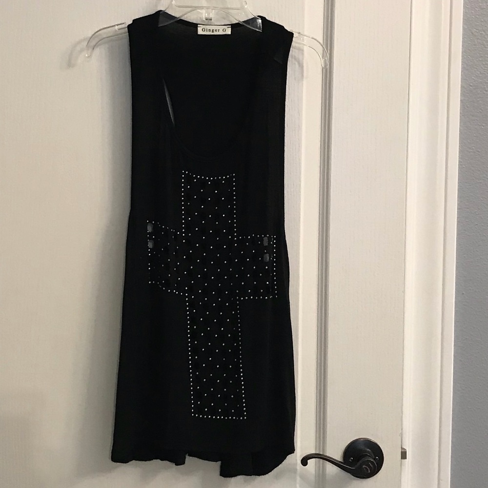 Black tee with Cross